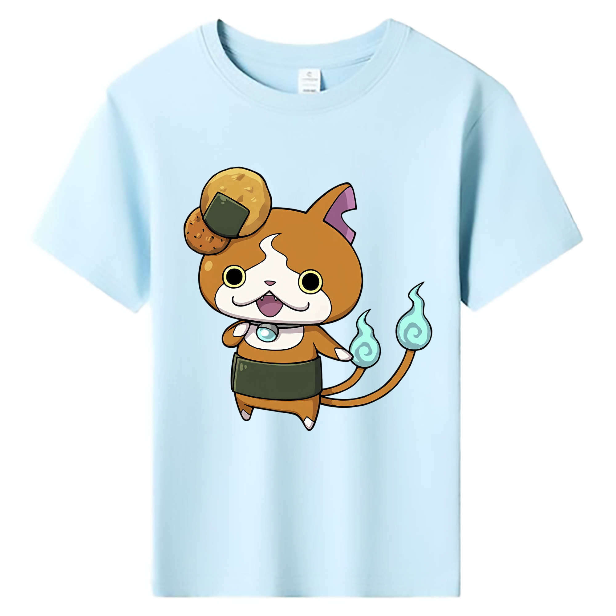 （画像用） 妖怪ウォッチ Yo-kai Watch 綿100％キッズTシャツ（フロントプリント）